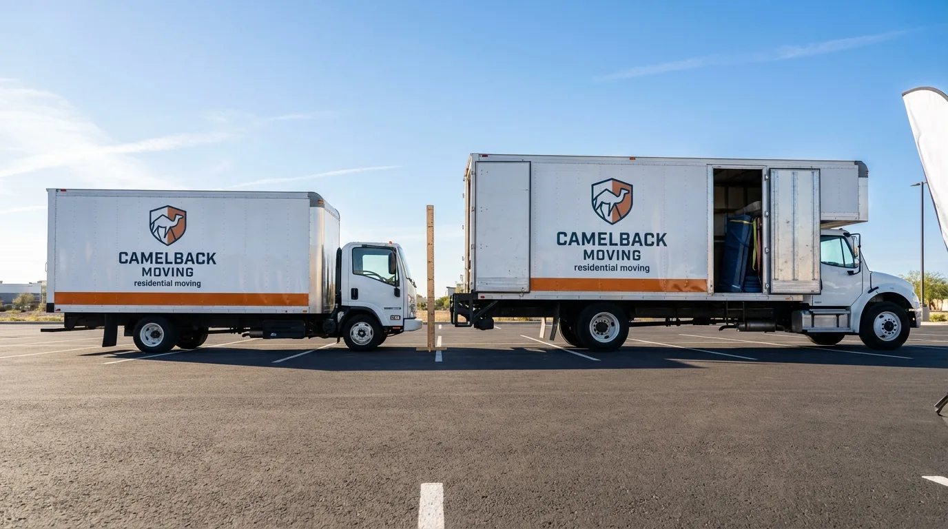 Moving truck size capacity guide in East Hampton